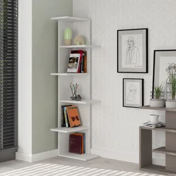 Hanah Home Polica 37x141x24cm Bela