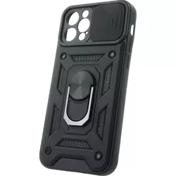 ToP Slide Camera Armor Case, iPhone 12 Pro Max, črn