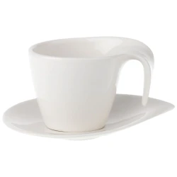 Villeroy & Boch Kavna skodelica s krožničkom iz kolekcije FLOW