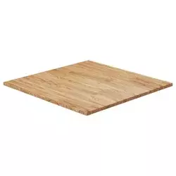 Četvrtasta stolna ploča smeđa 90x90x1,5 cm tretirana hrastovina