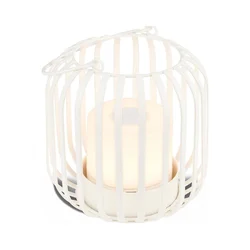Brilo - LED prigušiva punjiva stona lampa LED/2W/5V IP44 bela
