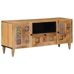 TV ormar Prirodna 105 x 33,5 x 46 cm Čvrsto drvo manga