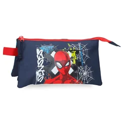 MARVEL GRAFFITY OF SPIDERMAN prazna pernica sa 3 pregrade - teget