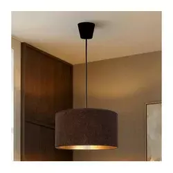 Brilagi - Luster na sajli VELVET 1xE27/60W/230V prečnik 40 cm braon/zlatna