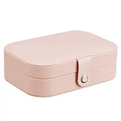 Kožna kutijica za nakit, Roze
