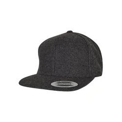 Flexfit Kapa Melton Wool, črna