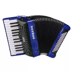 HOHNER BRAVO II 60 MODRA HARMONIKA NEW BELLOW S TORBO