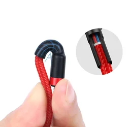 BASEUS USB-C/USB-C Fast Charge podatkovni in napajalni kabel, Rdeč, 2m