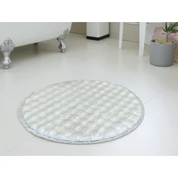 Okrugla Prostirka za kupatilo ?100cm, Bela