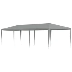 Šator za zabave Svijetlo siva 900 x 300 x 255 cm PE i čelik