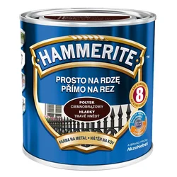Hammerite barva za kovino Straight to Rust rjava 0,7 l