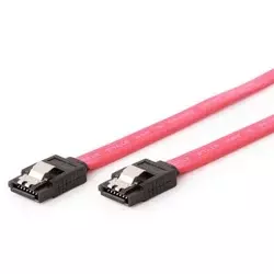 CC-SATAM-DATA Gembird Metal clips, Serial ATA data kabl flat 0.5m