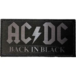 AC/DC Back In Black 1 Našitek za šivanje