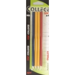Grafit olovka College HB, komplet, 4 komada (prevedeno)