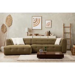 Atelier del Sofa Ugaona garnitura Cady 100x72x300cm Kaki