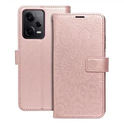MEZZO Book case preklopna torbica za XIAOMI Redmi NOTE 12 PRO 5G – mandala rose gold
