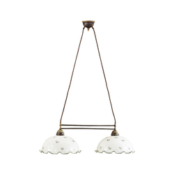 Kolarz 731.82.26 - Luster na lanku NONNA 2xE27/75W/230V, zelene boje