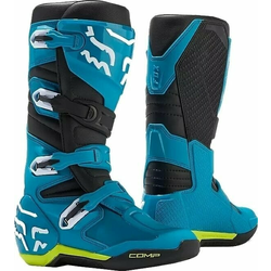 FOX Comp Boots Blue/Yellow 42,5 Motociklističke čizme