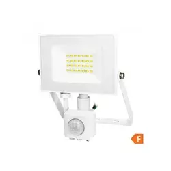 COMMEL C307-129 Reflektor, LED, Senzor, 20W 4000K, 1600lm 30kh, Beli