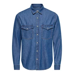 Only & Sons Srajca ONSRAY moder denim