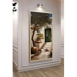 Wallity Dekorativna uramljena slika, 120x50cm, Šarena