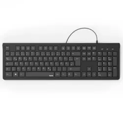 HAMA Žična tastatura KC200 BASIC US (Crna)