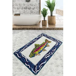 Lessentiel Maison Prostirka za kupatilo 70x120cm Šarena
