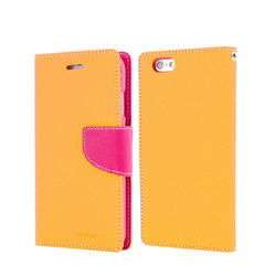 GOOSPERY preklopna torbica Fancy Diary SAMSUNG GALAXY S5 G900 - rumeno pink