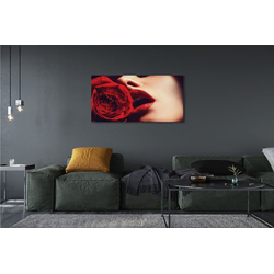 tulup.si Slika na platnu Rose ženska usta 140x70 cm