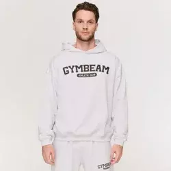 GymBeam Varsity Hoodie Grey