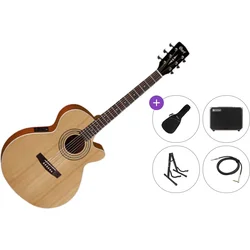 Cort SFX-ME Premium SET Open Pore Natural Elektroakustična jumbo