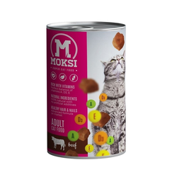 MOKSI Konzerva za mačke Govedina 415g