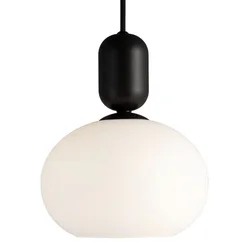 Nordlux - Luster na sajli NOTTI 1xE27/40W/230V crne boje