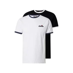 ELLESSE Majica Meduno temno modra/rdeča/črna/bela