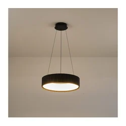 LED luster na sajli HALLO LED/30W/230V 3000K, crne boje