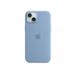 Apple silikonski ovitek za iPhone 15 Plus z MagSafe - Winter Blue
