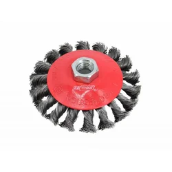 awtools STOŽČNA KRTAČA 125 mm M14 ZVITA ŽICA
