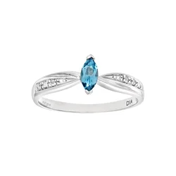 DIAMANT LETERNEL Prstan srebrna