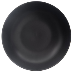 shumee Veliki globoki krožnik za jušne jedi keramično črn 20,5 cm 800 ml