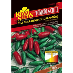 SEME ROYAL SEEDS 70 Čili Mini Jalapeno