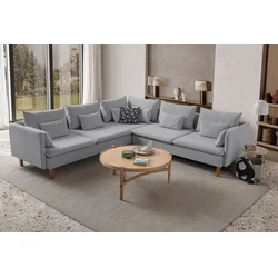 Atelier del Sofa Ugaona garnitura Flexy L, 285 x 285 x 100 cm, Siva