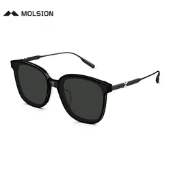 Molsion Unisex naočare za sunce, Crne