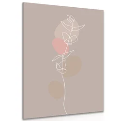 Slika minimalistični list No4 - 100x150