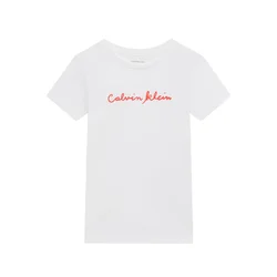 Calvin Klein Jeans Majica živo rdeča/bela