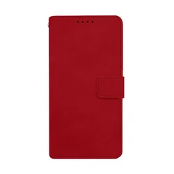 LEATHER LUX FLIP Maska za telefon za Xiaomi 14 Pro, Crvena