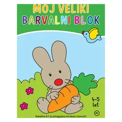 Mladinska Knjiga Moj veliki barvalni blok 4-5 let