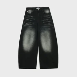 Cropp - Super baggy farmerke ispranog izgleda - CRNO
