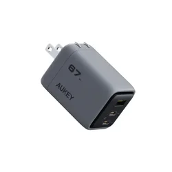 Kućni punjač AUKEY PA-C3 Fast 3-port 67W GaN