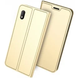 MCLF12-IPHONE 12 Pro Futrola Leather Luxury FLIP 377 42054, Zlatne boje
