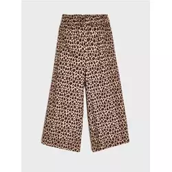 Sinsay - Viskozne pantalone sa leopardskim uzorkom - BEŽ